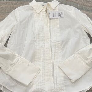 Next White Button Down Women's Shirt
